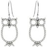 .5 CTW Diamond Owl Earrings Ref 624596