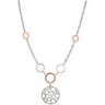 Rose Gold Plated Sterling Silver Fashion Necklace | Ref. 359403