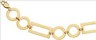 14KY 10 mm Circle and Rectangle Fashion Bracelet | 7 inch | SKU: MF-BRC334