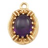 Cabochon Pendant Dangle 9 x 7 mm Center | SKU: P_81180