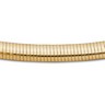 Omega Chain Necklace | 6.0 mm Wide | Box Clasp | Available in yellow or white gold in 16 or 18 inch length |SKU: N_CH483 